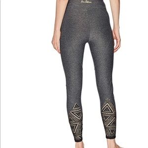 Sam Edelman Women's Grey Melange Fishnet Lace Legging K02270 Size S